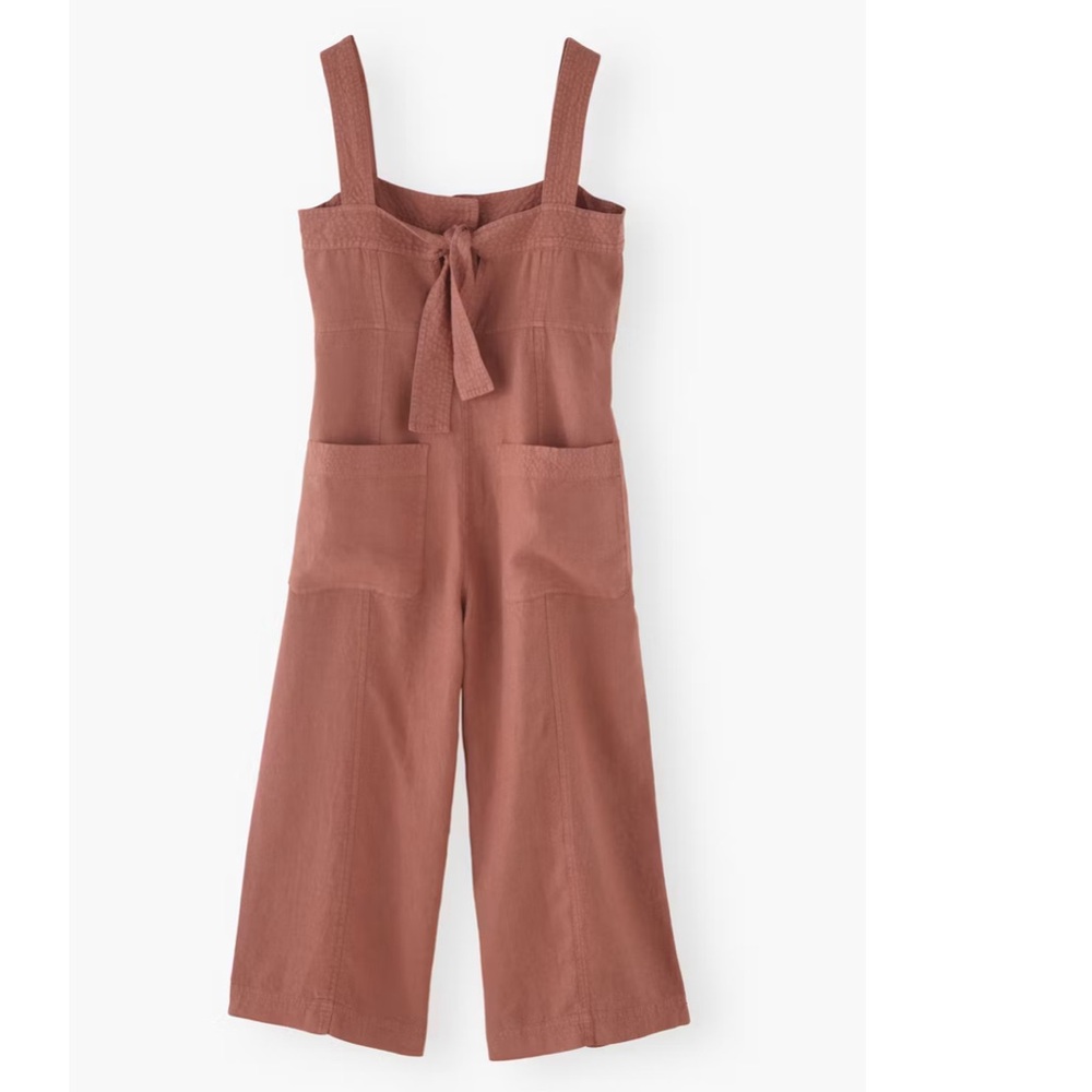 Wrap London linen jumpsuit, blue, 10 - Picture 8 of 12